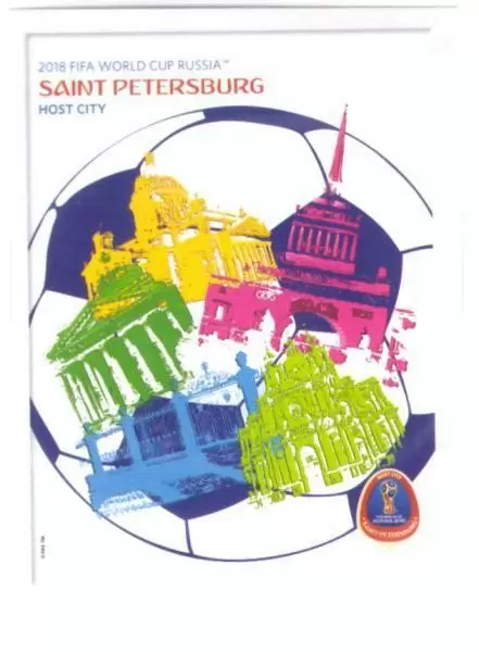 FIFA World Cup Russia 2018 - Saint Petersburg - Host cities\' posters