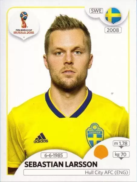 FIFA World Cup Russia 2018 - Sebastian Larsson - Sweden