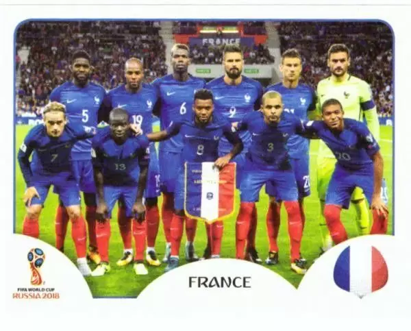 France Soccer Sticker 