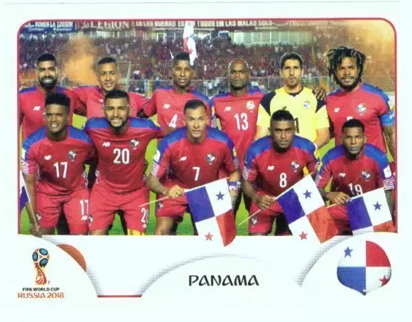PANAMA  Panini FIFA World Cup Russia 2018 Stickers Lot of 20 Stickers Team Set 