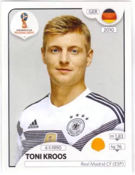 FIFA World Cup Russia 2018 - Toni Kroos - Germany