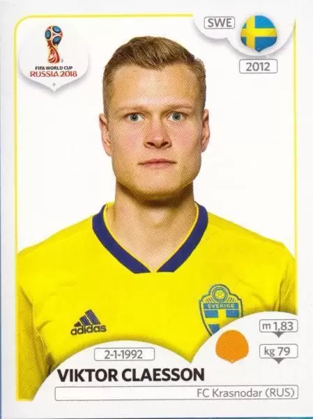 FIFA World Cup Russia 2018 - Viktor Claesson - Sweden