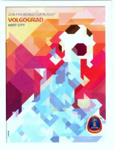 FIFA World Cup Russia 2018 - Volgogarad - Host cities\' posters