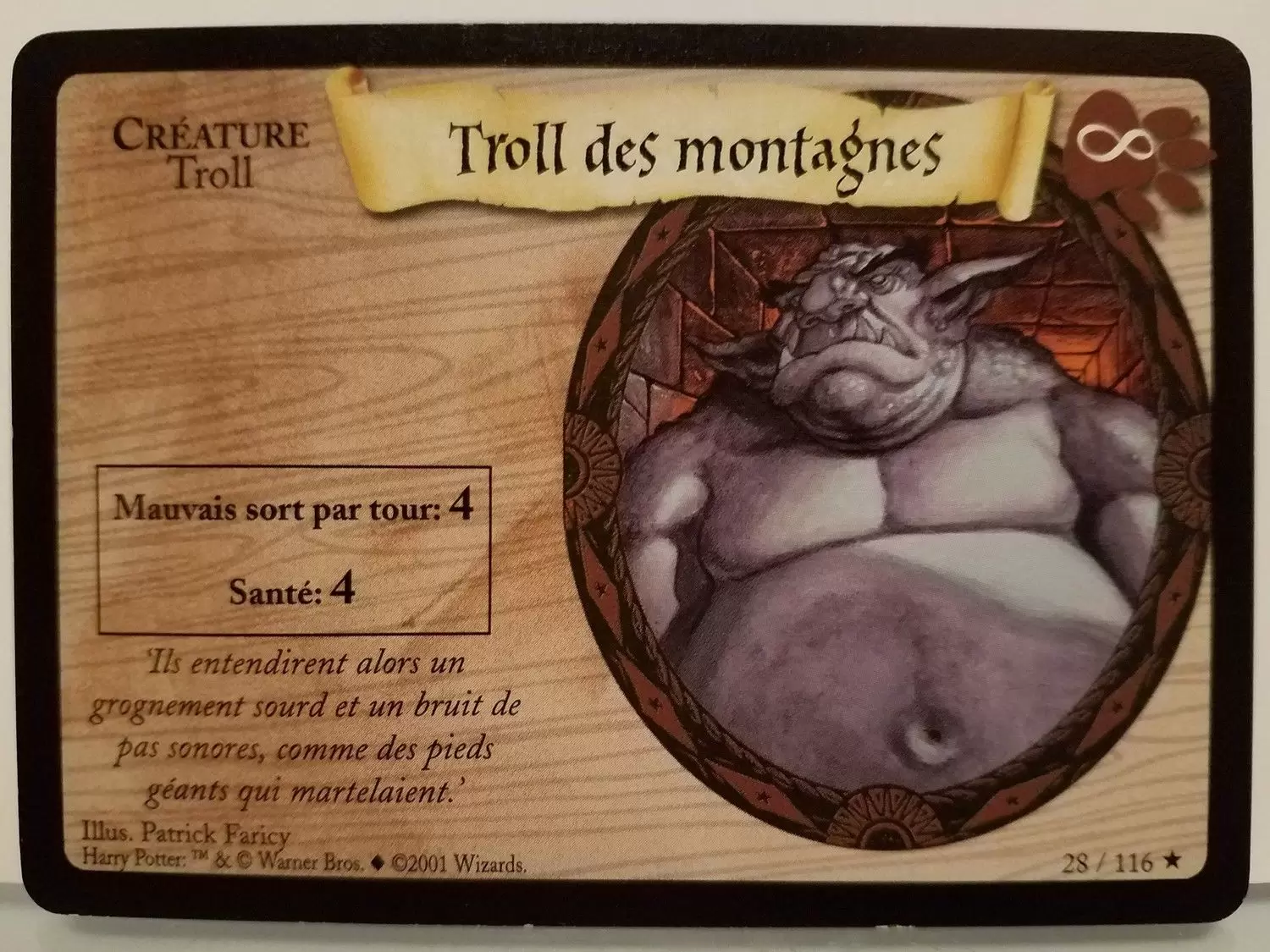 Créatures magiques - Troll des montagnes - Figurines Harry Potter