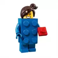 Blue Brick Suit Girl