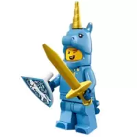 Blue Unicorn Knight