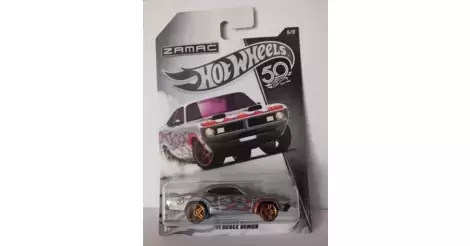 Hot Wheels Macchinine Rare Dodge Demon 1971 50th Anniversary Zamac FRN29  Mattel Collezione 6/8