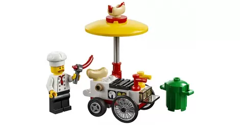 NEU & OVP LEGO Polybag 30356 Hot Dog Stand Würstchenwagen 