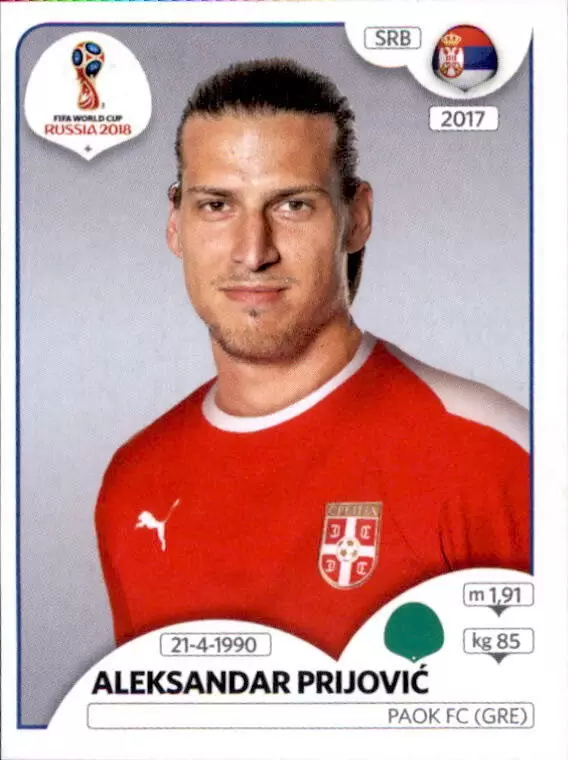 FIFA World Cup Russia 2018 - Aleksandar Prijović - Serbia