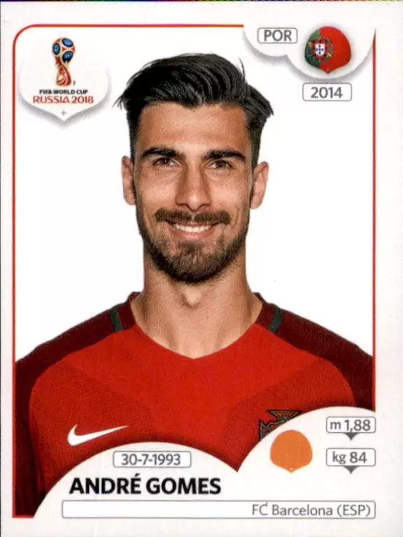 FIFA World Cup Russia 2018 - André Gomes - Portugal