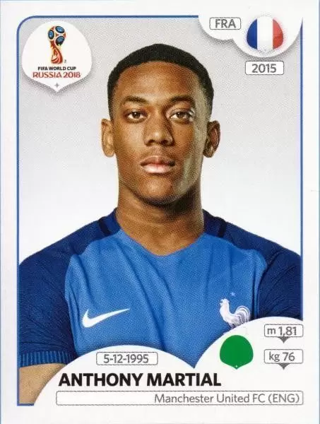 FIFA World Cup Russia 2018 - Anthony Martial - France