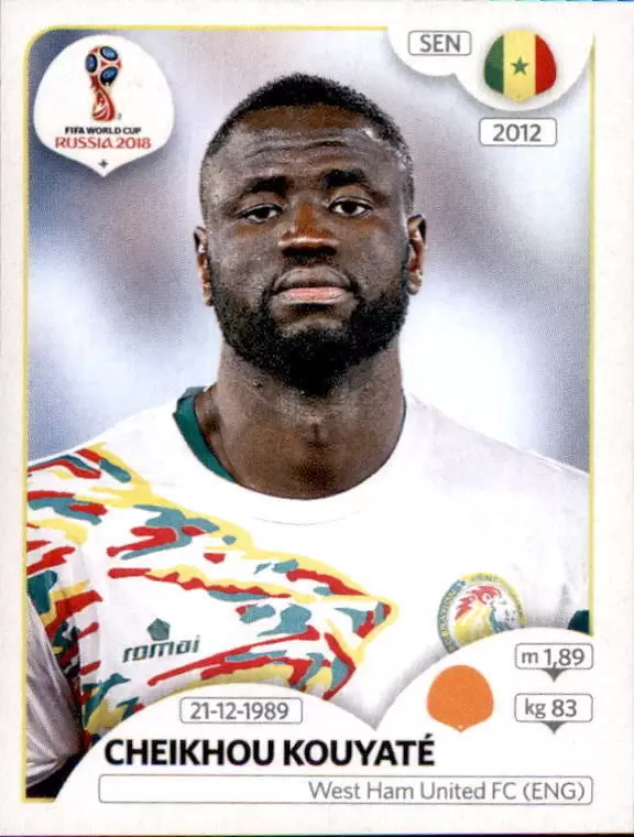 FIFA World Cup Russia 2018 - Cheikhou Kouyaté - Senegal