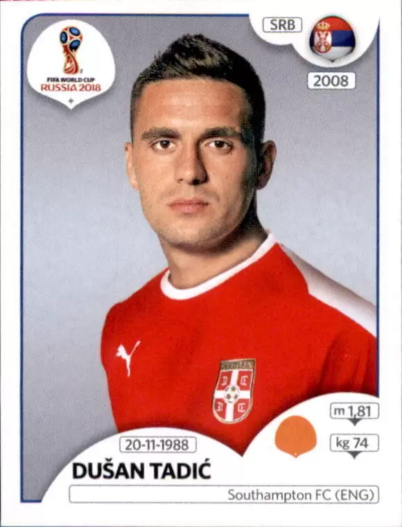 FIFA World Cup Russia 2018 - Dušan Tadić - Serbia