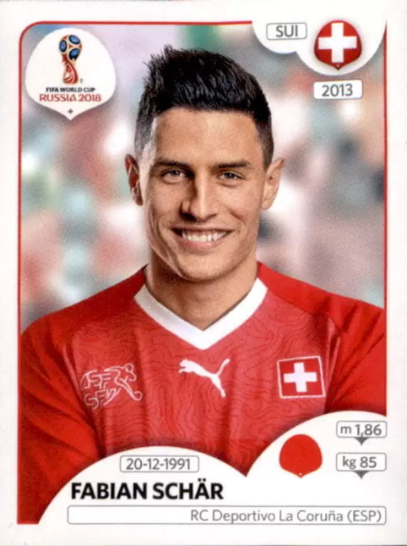 FIFA World Cup Russia 2018 - Fabian Schär - Switzerland