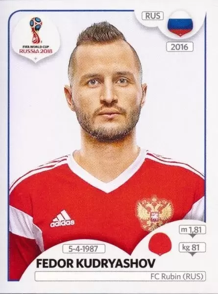 FIFA World Cup Russia 2018 - Fedor Kudryashov - Russia