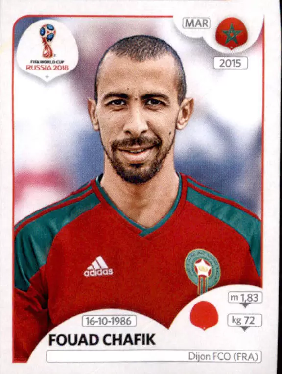 FIFA World Cup Russia 2018 - Fouad Chafik - Morocco