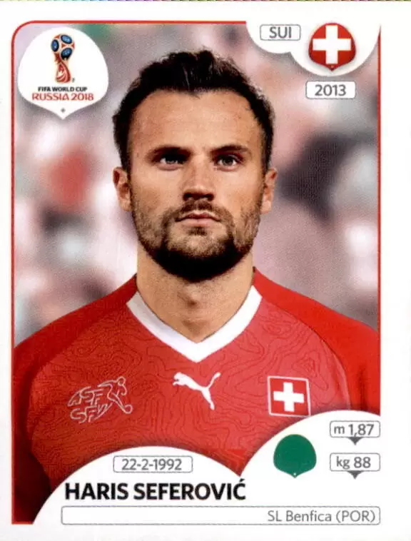 Panini EM EURO 2020 Tournament 2021 Sticker 43 Admir Mehmedi / Haris Seferovic 