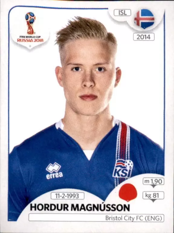 FIFA World Cup Russia 2018 - Hordur Magnússon - Iceland