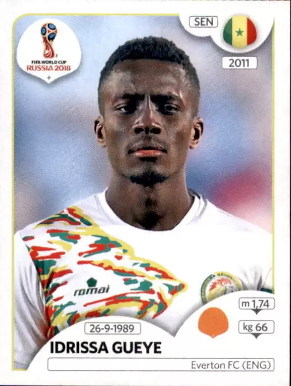 FIFA World Cup Russia 2018 - Idrissa Gueye - Senegal