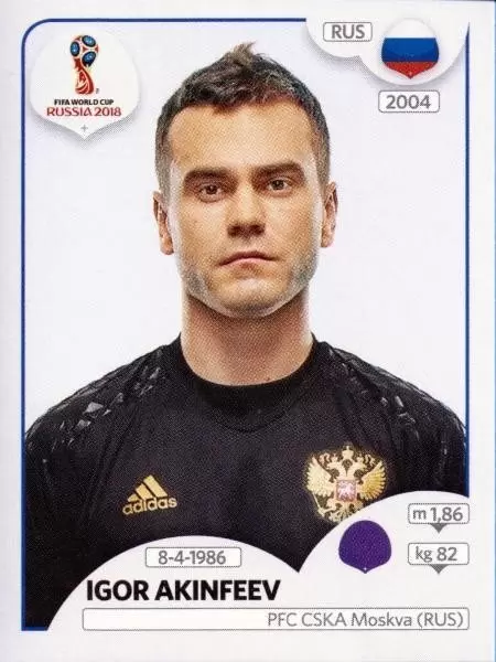 FIFA World Cup Russia 2018 - Igor Akinfeev - Russia