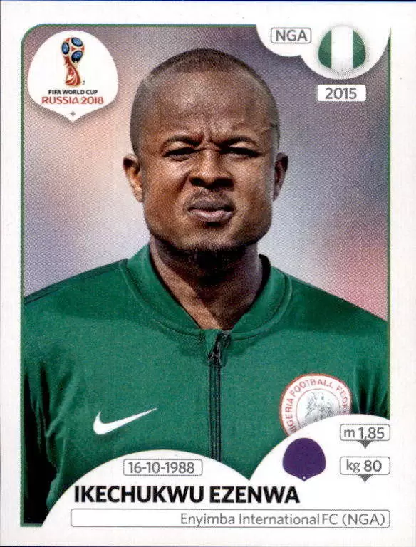 FIFA World Cup Russia 2018 - Ikechukwu Ezenwa - Nigeria