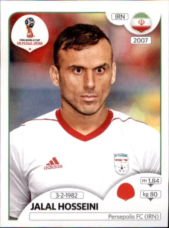 FIFA World Cup Russia 2018 - Jalal Hosseini - Iran