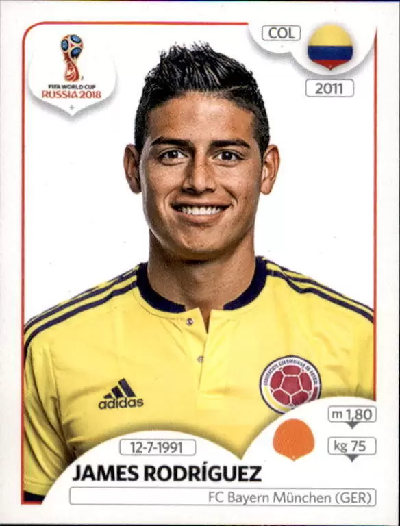 FIFA World Cup Russia 2018 - James Rodríguez - Colombia