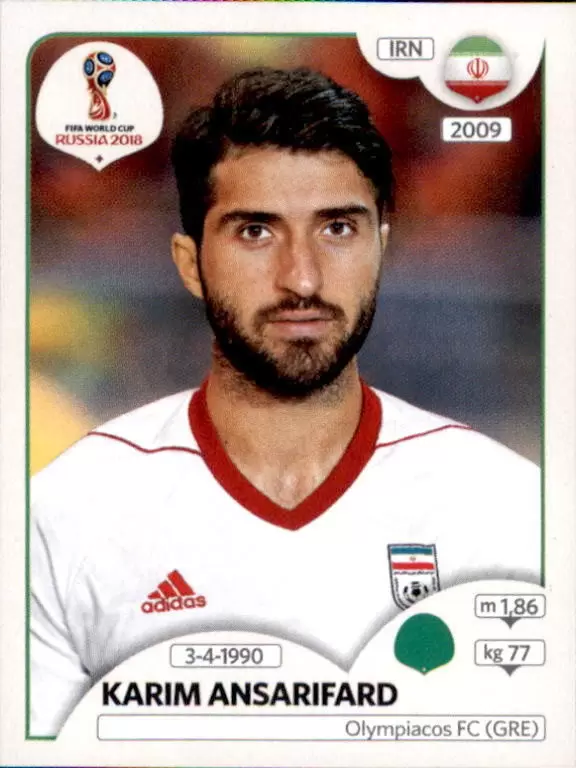 FIFA World Cup Russia 2018 - Karim Ansarifard - Iran