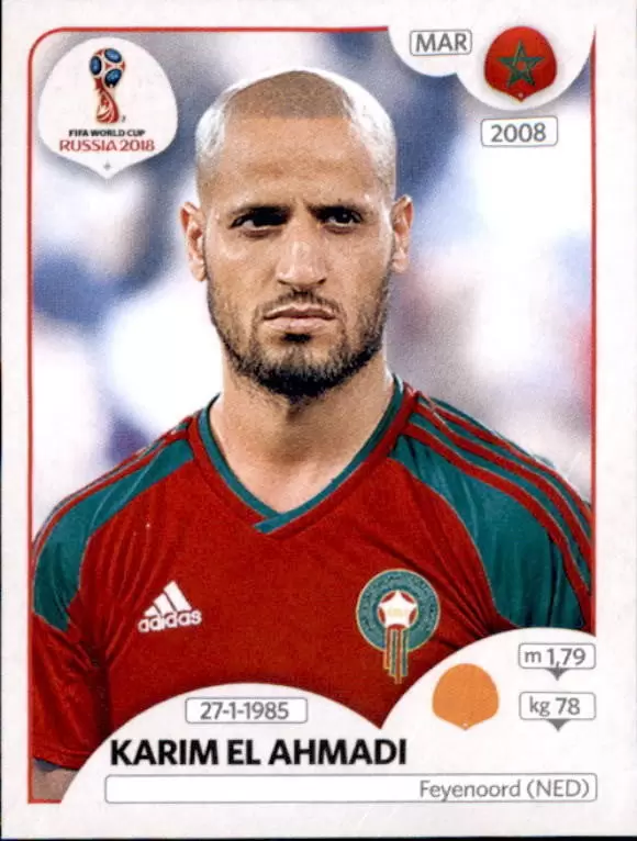 FIFA World Cup Russia 2018 - Karim El Ahmadi - Morocco