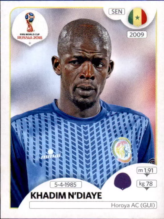 FIFA World Cup Russia 2018 - Khadim N\'Diaye - Senegal