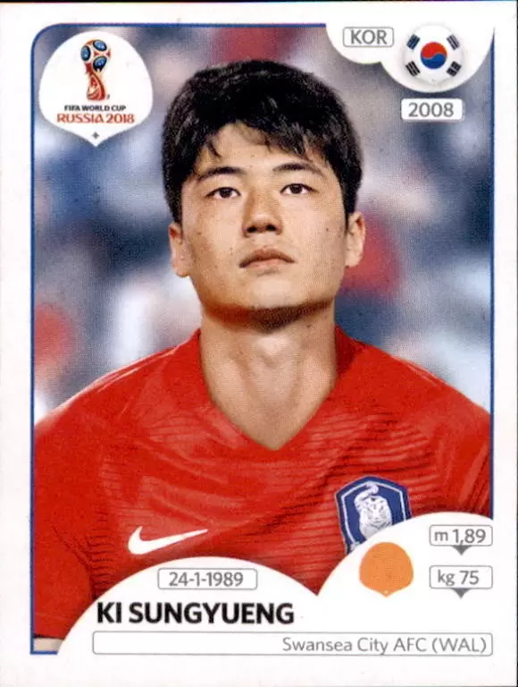 FIFA World Cup Russia 2018 - Ki Sungyueng - Korea Republic