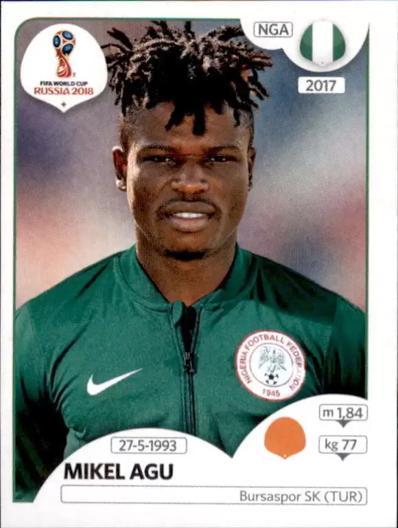 FIFA World Cup Russia 2018 - Mikel Agu - Nigeria