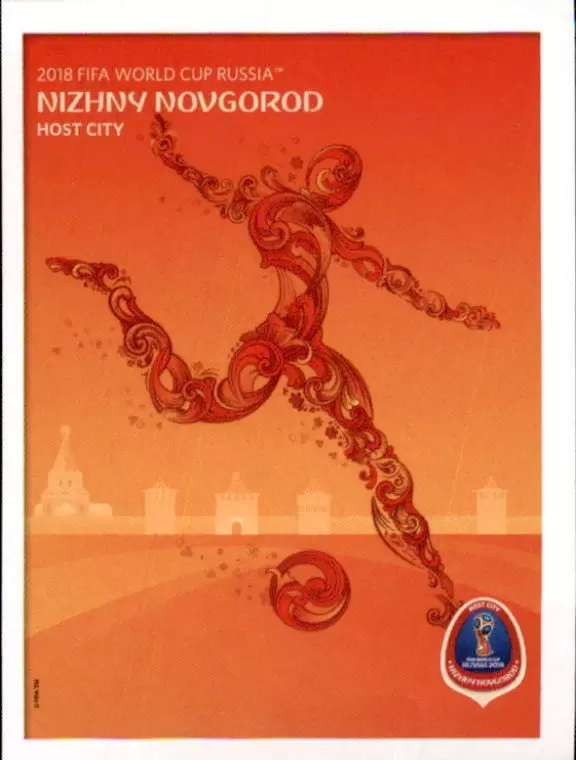 FIFA World Cup Russia 2018 - Nizhny Novgorod - Host cities\' posters