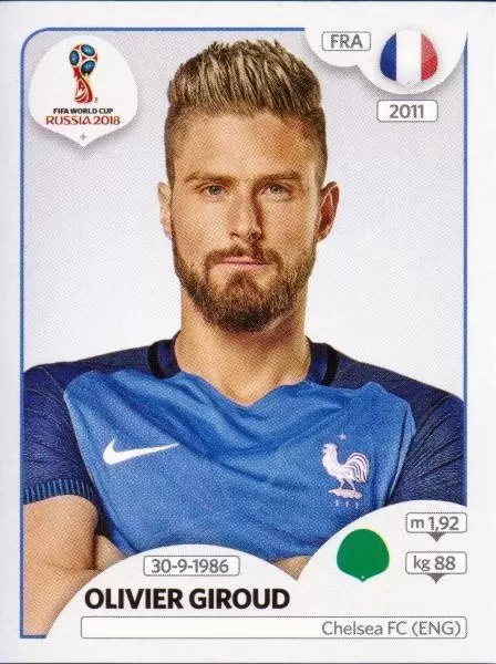 FIFA World Cup Russia 2018 - Olivier Giroud - France
