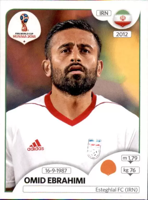 FIFA World Cup Russia 2018 - Omid Ebrahimi - Iran