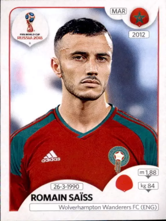 FIFA World Cup Russia 2018 - Romain Saïss - Morocco