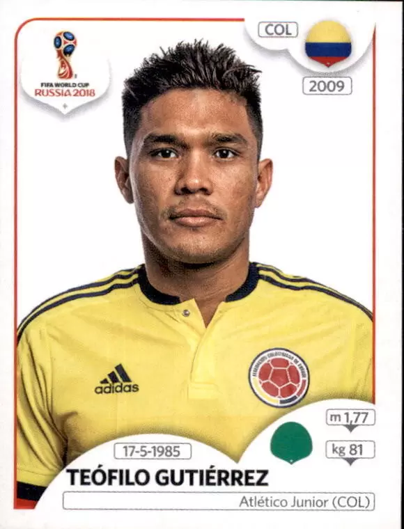 FIFA World Cup Russia 2018 - Teófilo Gutiérrez - Colombia
