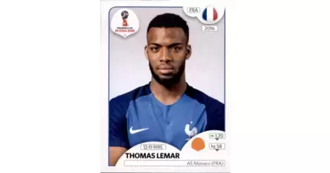 Sticker 203 Panini WM 2018 World Cup Russia Frankreich Thomas Lemar