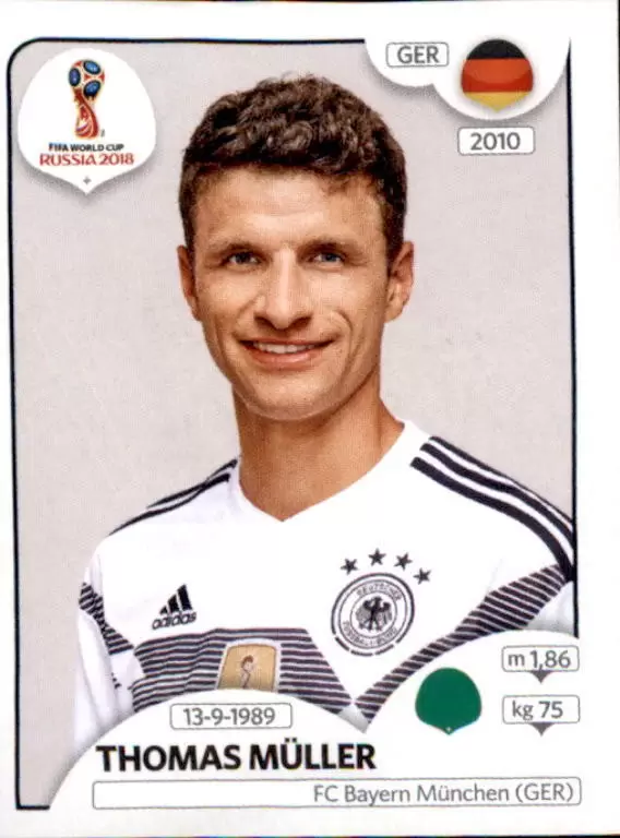 FIFA World Cup Russia 2018 - Thomas Müller - Germany