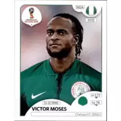 Panini 482 Victor Moses Nigeria FIFA WM 2014 Brasilien 