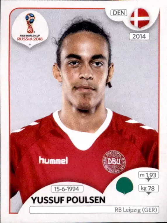 FIFA World Cup Russia 2018 - Yussuf Poulsen - Denmark