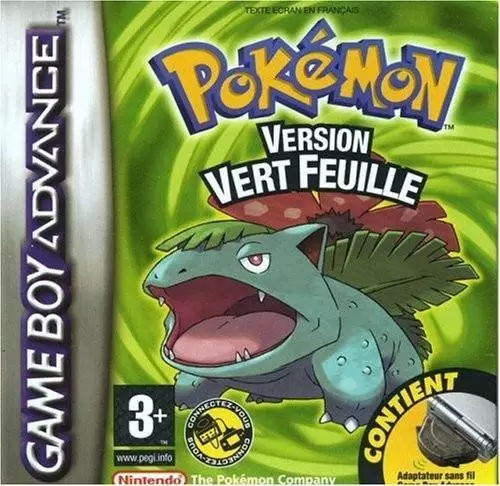 Jeux Game Boy Advance - Pokémon Version Vert Feuille