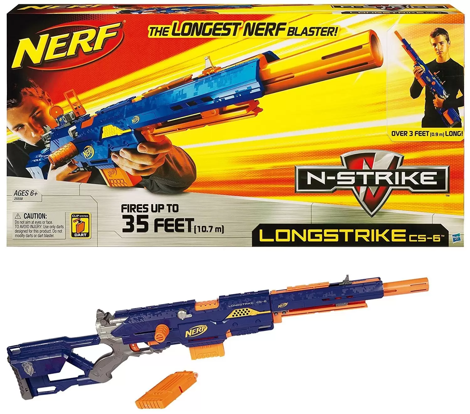 Nerf N-Strike Elite - Long Strike CS-6