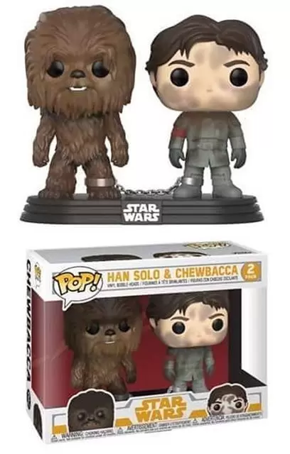 POP! Star Wars - Han Solo & Chewbacca 2 Pack