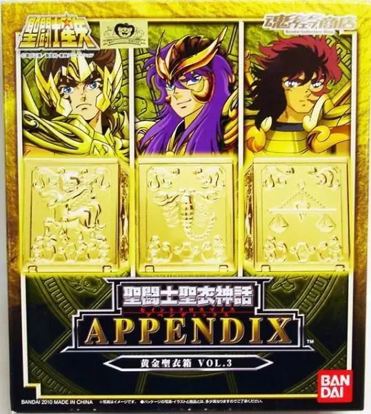 Saint Seiya - Myth Cloth Appendix - SCM Pandora Box Gold Vol.3