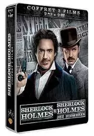 Blu-ray Steelbook - Sherlock Holmes + Sherlock Holmes 2 : Jeu d\'ombres