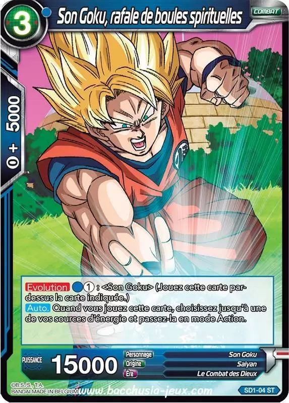 The Awakening [SD1] - Son Goku, rafale de boules spirituelles