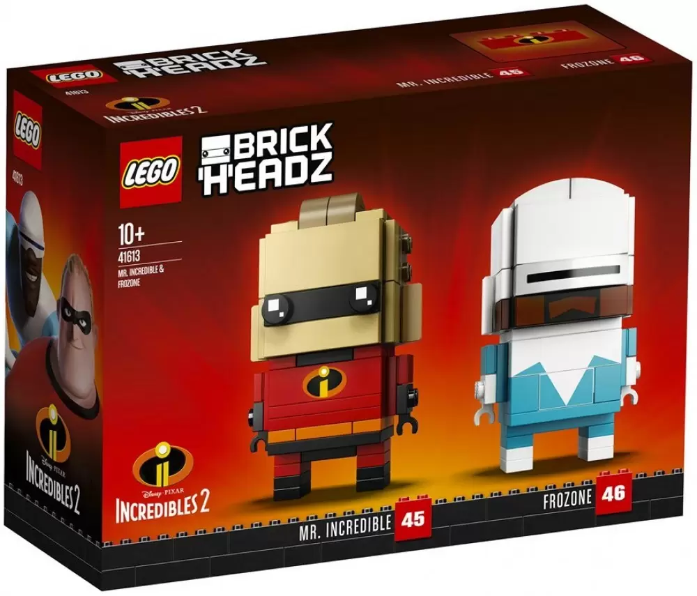 LEGO BrickHeadz - 45 & 46 - Mr. Incredible & Frozone (Les indestructibles 2)