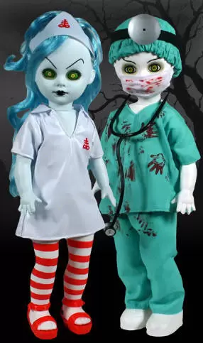 Living Dead Dolls Exclusives - Dr. Dedwin and Nurse Necro