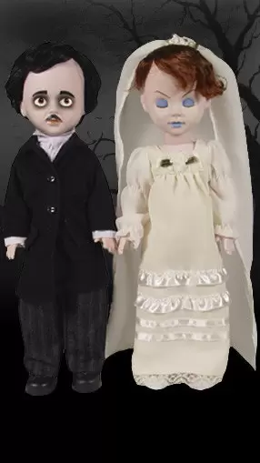 Living Dead Dolls Exclusives - Edgar Allan Poe & Annabel Lee